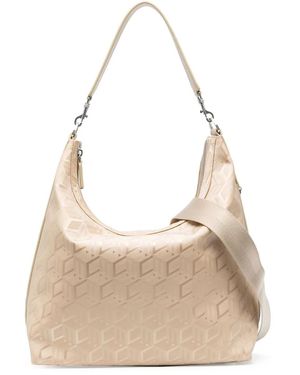 MCM Borsa Tote Aren Con Monogramma Jacquard - Neutro
