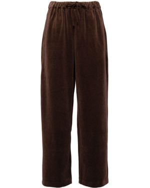 JNBY Waffle Loose Casual Trousers - Brown