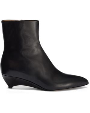 Jil Sander Pointed-Toe Boots - Black