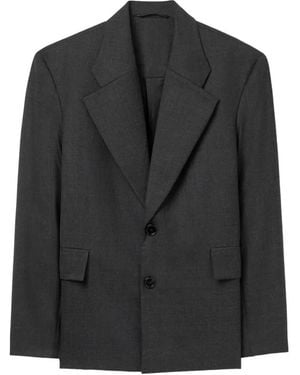 Séfr Gwen Peak-Lapels Blazer - Zwart