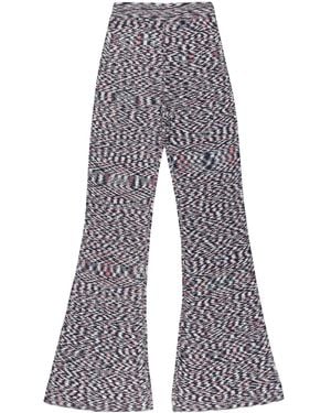 Missoni プリント フレアパンツ - ブルー