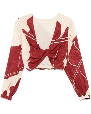 Johanna Ortiz Blouse Afterwork - Rouge