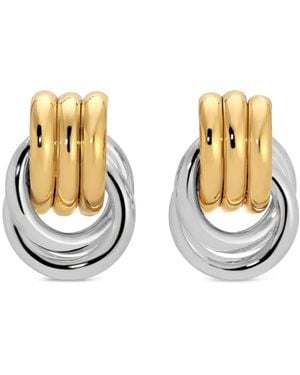 Heaven Mayhem Double Knot Earrings - Metallic