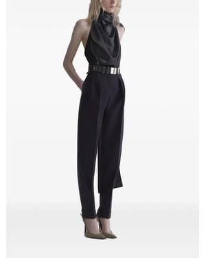Mugler Sjaaltop Met Open Achterkant - Zwart