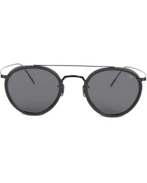 Eyevan 7285 Round-Frame Sunglasses - Grey
