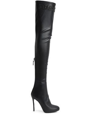 DSquared² Botas altas de piel de x Ducati - Negro