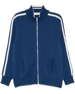 Laneus Chaqueta bómber de punto - Azul