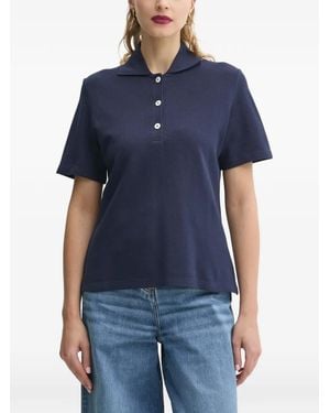 Marc O' Polo Short-Sleeve Polo Shirt - Blue