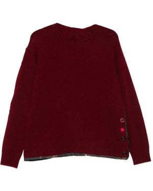 Undercover Jersey Con Detalle De Botón - Rojo