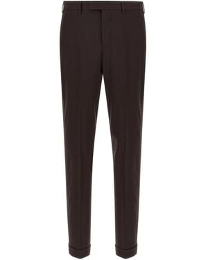 PT Torino Tailored Trousers - Brown