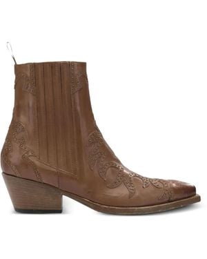Sartore Botas Con Apliques - Marrón