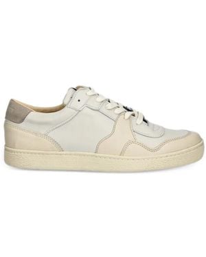 Novesta Itoh Athletic Panelled Lace-Up Trainers - White