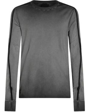 Thom Krom Contrast-Tape Long-Sleeve T-Shirt - Grey
