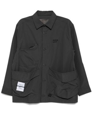 Musium Div. Flap Pockets Shirt - Black