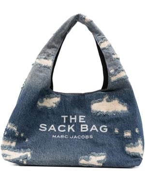 Marc Jacobs Borsa A Spalla Con Effetto Vissuto - Blu