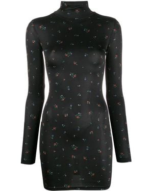 Vetements Kleid Mit Rollkragen - Schwarz