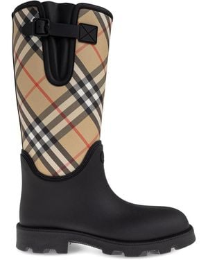 Burberry Marsh Stamp Boots - Black