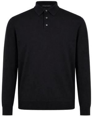 Kiton Long-Sleeve Polo Shirt - Blue