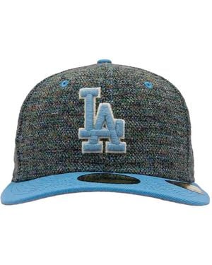 KTZ 59Fifty La Dodgers Tweed-Effect Fitted Cap - Green