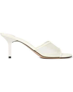 Jacquemus Mules Con Tacco A Stiletto - Bianco