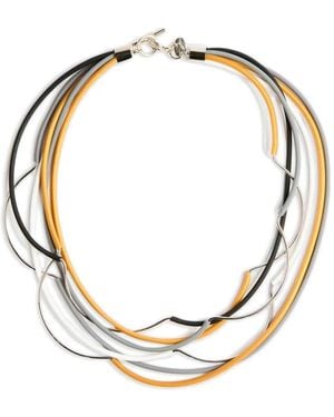 Liviana Conti Gemma Multi-Strand Layered Necklace - Metallic
