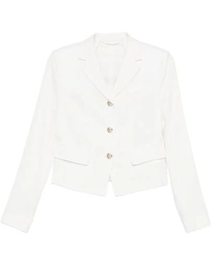 BOSS Button Jacket - White