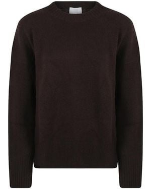 Allude Jersey De Cachemira Con Punto Fino - Negro