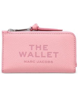 Marc Jacobs Leather Zip Wallet - Pink