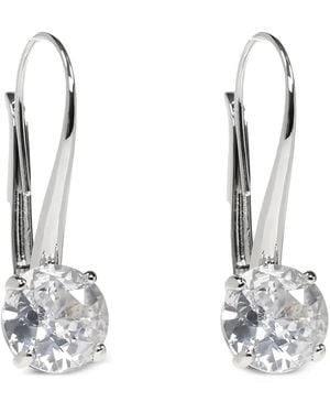 Balenciaga Crystal-Embellished Earrings - White