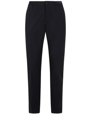 Paul & Shark Elasticated-Waistband Skinny Trousers - Blue