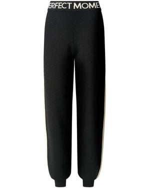 Perfect Moment Logo-Band Pants - Black