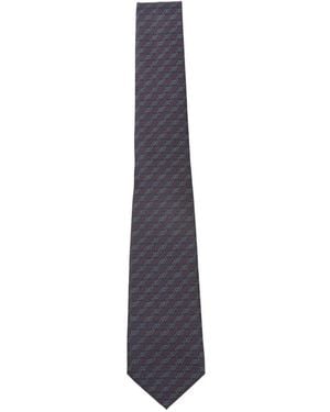 Gucci Gemusterte Krawatte - Weiß