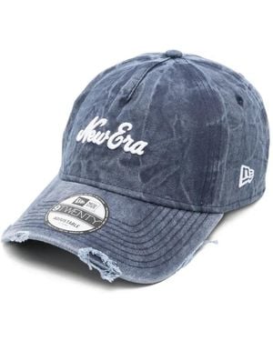 KTZ X 9Twenty Distressed Baseball Cap - Blue