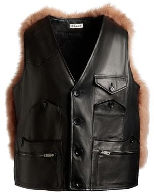 Bally Weste Mit Einsätzen - Schwarz