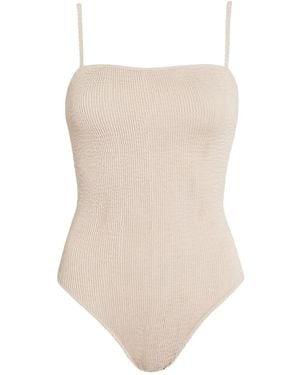 Faithfull the Brand Minnelli Textured Swimsuit - White