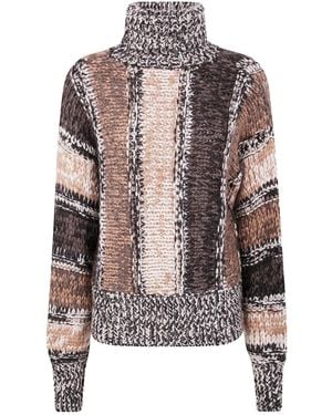 Nuur Turtleneck Sweater - Brown
