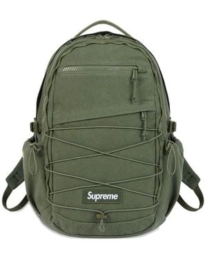 Supreme Mochila Con Parche Del Logo - Verde