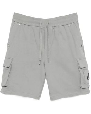 Moose Knuckles Bermudas Cargo Con Cordones - Gris