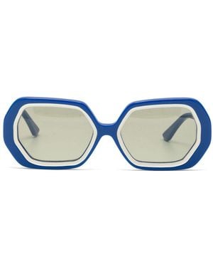 Undercover Oversized Frame Sunglass - Blue