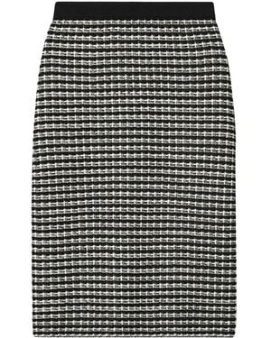 Tory Burch Jacquard Skirt - Black