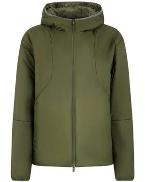 Herno Kapuzenjacke Mit Reißverschluss - Grün