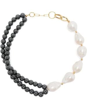 Atu Body Couture Collar Con Perlas De X Shir Fine Jewellery - Blanco