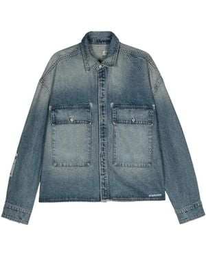 B1ARCHIVE Stone-Washed Denim Shirt - Blue