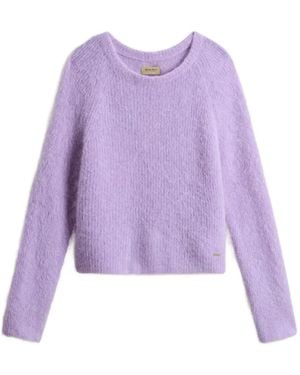 Woolrich Trui Met Wolblend - Paars