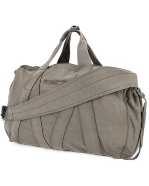 Massimo Osti Studio Logo-Embroidered Bag - Gray