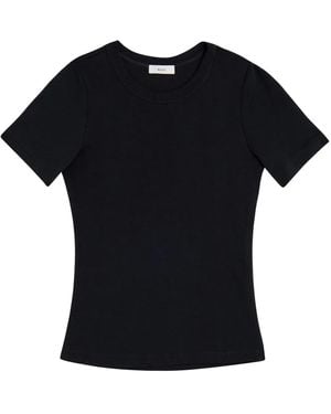 A.L.C. T-Shirt En Coton À Design Nervuré - Noir