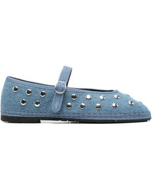 Flabelus Mae Ballerinas Mit Nieten - Blau