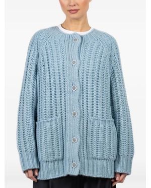 Iris Von Arnim Buttoned Cardigan - Blue