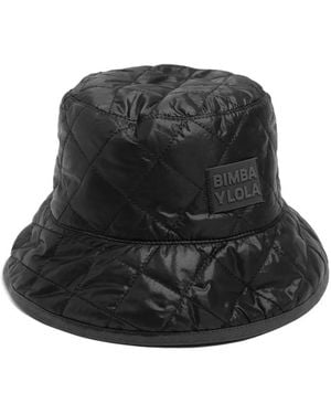 Bimba Y Lola Quilted Bucket Hat - Black