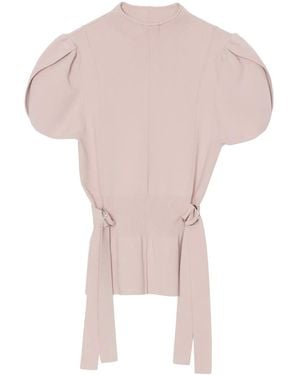 3.1 Phillip Lim T-Shirt mit Stehkragen - Pink